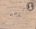 Br India King George Vl, PSE, Postal Stationery Envelope, Used, India As Per The Scan - 1936-47 Koning George VI