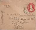 Br India King George Vl, PSE, Postal Stationery Envelope, Used, India As Per The Scan - 1936-47 King George VI