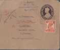 Br India King George Vl, PSE, Postal Stationery Envelope, Used, India As Per The Scan - 1936-47 Roi Georges VI