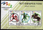 COREE DU NORD BF  Oblitere Jo 2000 Fussball Football  Soccer Basket Cheval Equitation - Used Stamps