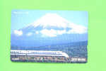 JAPAN - Orange Picture Rail Ticket/Train As Scan - Mundo