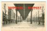 METRO  PARIS 18 - Boulevard De La Chapelle Sous Le Métropolitain - Pont - Bridge - Passerelle - Cliché 1900 - Dos Scané - Métro