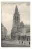 Conty (80) : La Place Près De L'église, Fillette Avec Du Pain  Env 1910 (animée, Commerces). - Conty