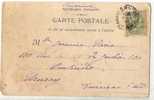 FRANCE - Type Blanc - 1903 CPA From MARSEILLE  To MONTEVIDEO - 1900-29 Blanc