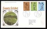 FDC 1973 COUNTRY CRICKET , 1 COVER - 1971-1980 Em. Décimales