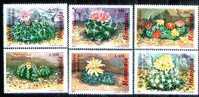 Romania 1987 Mint 6 Stamps  With Cactusses. - Cactus