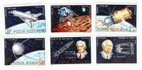 ROMANIA 1983,  25 ANS D´ASTRONAUTIQUE  FULL SET  YVERT PA#287-292 - Unused Stamps