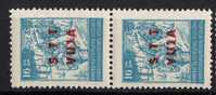 U-RR JUGOSLAVIA TRIESTE B ITALIA ERROR MICHEL-20b CATALOG 2 X  200,00 EURO NEVER HINGED - Nuevos