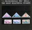 SAN MARINO 1952 POSTA AEREA AIR MAIL GIORNATA FILATELICA PHILATELIC DAY SERIE COMPLETA COMPLETE SET USATA USED - Corréo Aéreo