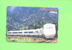 JAPAN - Orange Picture Rail Ticket/Train As Scan - World