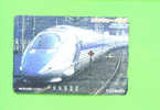 JAPAN - Orange Picture Rail Ticket/Train As Scan - Wereld