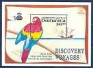 Dominica 1991 Birds Oiseaux Aves Macaw  Souvenir Sheet MNH - Parrots