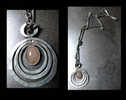 Collier Sautoir 60 Sixties Agathe Rose / Original Vintage 60's Necklace Real Stone - Kettingen