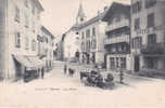 SALVAN : La Place - Carte Animée Oblitérée Le 22.VII.1903 - Salvan