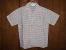 Ancienne CHEMISETTE Chemise Vintage GARCON Enfant 10 ANS - 60 / 70's - 1940-1970