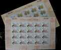 Taiwan 1995 Taiwan University Hospital Stamps Sheets Medicine Health Microscope Doctor Nurse Medical - Blocks & Kleinbögen