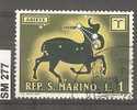 SAN MARINO 1970, Segni Zodiaco, L. 1, Usato - Gebraucht