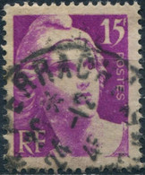 Pays : 189,06 (France : 4e République)  Yvert Et Tellier N° :  727 (o) (taille-douce) - 1945-54 Marianne De Gandon