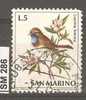 SAN MARINO 1972, Fauna Avicola L. 5, Usato - Used Stamps