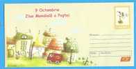 9 October World Post Day ROMANIA Postal Stationery Cover 2010 - U.P.U.