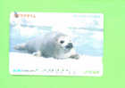 JAPAN - Orange Picture Rail Ticket/Animal/Seal  As Scan - World