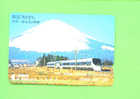 JAPAN - Orange Picture Rail Ticket/Train As Scan - Wereld