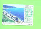 JAPAN - Orange Picture Rail Ticket/Train As Scan - World