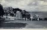 SHANKLIN. I. O.W.  - VIEW FROM KEATS GREEN.  - 1957  -  CARTE ANIMEE  ( Trace Pliure Angle Bas Gauche) - Andere & Zonder Classificatie