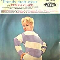 LP 25 CM (10")  Petula Clark / Boris Vian  "  Prends Mon Cœur  " - Special Formats