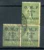 1920-22 SYRIA  France Overprinted  Yvert Cat N° 59  Block Of 3 Fine Used - Altri & Non Classificati