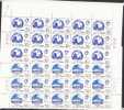 1995 China MNH Sheets Table Tennis-Flags-sheet Each It Is Folded In Half - Tenis De Mesa