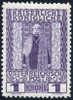 Austria #124 Mint Hinged 1k Purple From 1908-16 - Unused Stamps