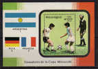 Coupe Du Monde Football Mexico 1986. VAINQUEURS: ARGENTINE-ALLEMAGNE-FRANCE. Un B-F Neuf ** - 1986 – Mexiko
