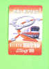 JAPAN - Orange Picture Rail Ticket/Train As Scan - Wereld