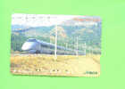 JAPAN - Orange Picture Rail Ticket/Train As Scan - Mundo