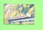 JAPAN - Orange Picture Rail Ticket/Train As Scan - World