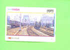 JAPAN - Orange Picture Rail Ticket/Train As Scan - Mundo