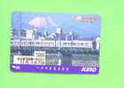 JAPAN - Orange Picture Rail Ticket/Train As Scan - Wereld