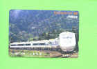 JAPAN - Orange Picture Rail Ticket/Train As Scan - Wereld