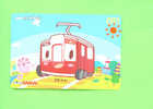 JAPAN - Orange Picture Rail Ticket/Train As Scan - Welt