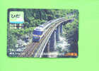 JAPAN - Orange Picture Rail Ticket/Train As Scan - World