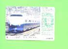 JAPAN - Orange Picture Rail Ticket/Train As Scan - World