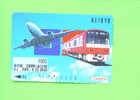 JAPAN - Orange Picture Rail Ticket/Train As Scan - Wereld