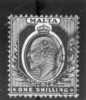 RE EDOARDO VII. 1 Schilling Nero Su Verde  1907 - Malta (...-1964)