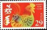 1993 USA Chinese New Year Zodiac Stamp - Cock Rooster #2720 - Chines. Neujahr