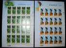 Taiwan 2006 Scenery Stamps Sheets Park Geology Lake Waterfall Falls Landscape Gorge Rock - Blocs-feuillets