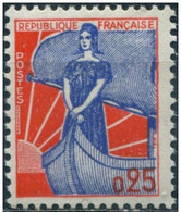 Pays : 189,07 (France : 5e République)  Yvert Et Tellier N° : 1234 (**) - 1959-1960 Marianne (am Bug)