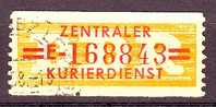 ZKD Wertstreifen Dienstmarken-B  Nr. 17 E Leipzig - Autres & Non Classés