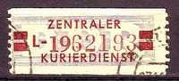 ZKD Wertstreifen Dienstmarken-B  Nr. 21 L Berlin - Autres & Non Classés
