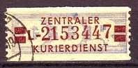 ZKD Wertstreifen Dienstmarken-B  Nr. 21 L Berlin - Other & Unclassified